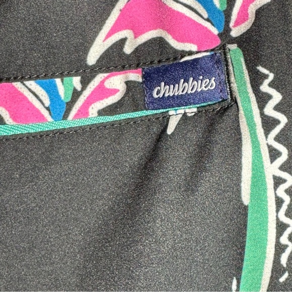 Chubbies Mens The Havana Nights Black Swim Trunk Beach Shorts Sz XXL - Picture 6 of 10